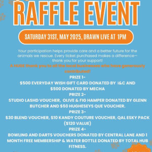 Gladstone PAWS Raffle Event
